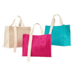 SIN 764 AQ - BOLSA SABBIA AQUA (AQUA / YUTE / ALGODON) - Imagen 5