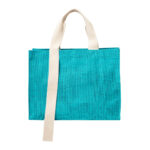 SIN 764 AQ - BOLSA SABBIA AQUA (AQUA / YUTE / ALGODON) - Imagen 2