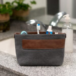 SIN 811 G - NECESER TROUSSE GRIS (GRIS / CANVAS / CURPIEL) - Imagen 5