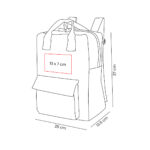 SIN 881 G - MOCHILA KIRAN (GRIS / ALGODON RECICLADO) - Imagen 8