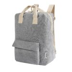 SIN 881 G - MOCHILA KIRAN (GRIS / ALGODON RECICLADO)