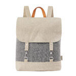 SIN 882 G - MOCHILA NATTY (GRIS / ALGODON RECICLADO) - Imagen 2