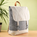 SIN 882 G - MOCHILA NATTY (GRIS / ALGODON RECICLADO) - Imagen 6