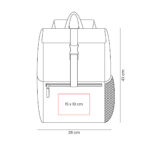 SIN 886 M - MOCHILA SANYA MORADO (MORADO / POLIESTER) - Imagen 3