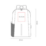 SIN 887 G - MOCHILA LIGNE GRIS (GRIS / POLIESTER) - Imagen 5