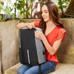 SIN 887 G - MOCHILA LIGNE GRIS (GRIS / POLIESTER) - Imagen 4