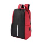 SIN 887 R - MOCHILA LIGNE ROJO (ROJO / POLIESTER)