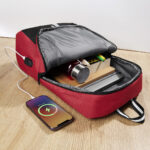 SIN 887 R - MOCHILA LIGNE ROJO (ROJO / POLIESTER) - Imagen 4
