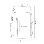 SIN 906 BE - MOCHILA BAUM BEIGE (BEIGE / ALGODON RECICLADO) - Imagen 4