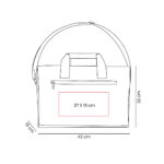 SIN 925 G - PORTAFOLIO TILAUS GRIS (GRIS / POLIESTER / CURPIEL) - Imagen 4
