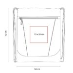 SIN 934 G - BOLSA-MOCHILA MYANMAR (GRIS / POLIESTER) - Imagen 6