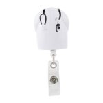 SLD 009 B - PORTA GAFETE DOCTOR (BLANCO / PLASTICO)