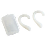 SLD 055 B - GOMAS PARA CUBREBOCAS BOMBAY (BLANCO / PLASTICO)