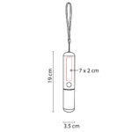 SLD 058 B - LÁMPARA CON LUZ UV CHANAI (BLANCO / PLASTICO) - Imagen 5