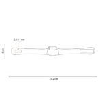 SLD 061 B - PULSERA GEL SANITIZANTE SHANI BLANCO (BLANCO / PLASTICO) - Imagen 2