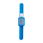 SLD 065 A - PULSERA CON GEL SANITIZANTE MILE AZUL (AZUL / PLASTICO / SILICON)