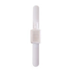 SLD 065 B - PULSERA CON GEL SANITIZANTE MILE BLANCO (BLANCO / PLASTICO / SILICON)
