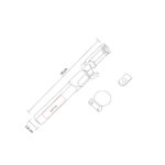 SLF 005 N - SELFIE STICK LITE (NEGRO / PLASTICO / ALUMINIO) - Imagen 6
