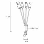 SO 059 CABLE KABEL  (PLATA / PLÁSTICO) - Imagen 4