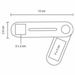 SO 098 SOPORTE HOLDER  (PLATA / ALUMINIO) - Imagen 6
