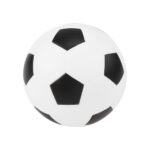 SOC 011-01 - PELOTA ANTI-STRESS FÚTBOL (BLANCO CON NEGRO / PU) - Imagen 4