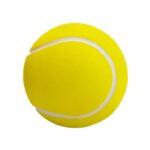 SOC 011-04 - PELOTA ANTI-STRESS TENNIS (BLANCO CON AMARILLO / PU) - Imagen 2