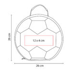 SOC 047 G - LONCHERA SOCCER (GRIS / POLIESTER / EVA) - Imagen 3