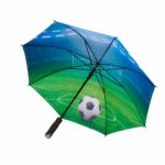 SOC 062 B - PARAGUAS SOCCER FIELD (BLANCO / POLIESTER)