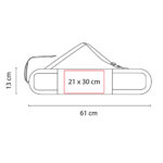 SPO 005 N - TAPETE DE YOGA ASANA (NEGRO / PVC TAPETE / POLIESTER FUNDA) - Imagen 6