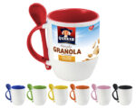 TAZA BICOLOR DE SUBLIMACIÓN CON CUCHARA SUB4716 MAGGIE VERDE (Cerámica) - Imagen 3