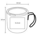 T 101 TAZA CHAI  (NEGRO / ACERO INOXIDABLE) - Imagen 4