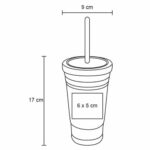 T 73 VASO LATTE  (TURQUESA / ACERO INOXIDABLE) - Imagen 7
