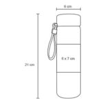 T 82 BOTELLA SANTORINI  (ROSA / VIDRIO) - Imagen 9