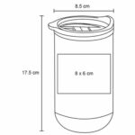 T 119 BEBIDAS COCOA  (OXFORD / ACERO INOXIDABLE/CORCHO) - Imagen 2