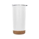 T 119 BEBIDAS COCOA  (BLANCO / ACERO INOXIDABLE/CORCHO)