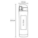 T 23 TERMO KENUX  (NEGRO / ACERO INOXIDABLE) - Imagen 2