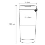 T 35 TERMO DUVA  (ROSA / ACERO INOXIDABLE) - Imagen 2