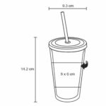 T 87 VASO ROCK  (ROSA / POLIPROPILENO) - Imagen 2