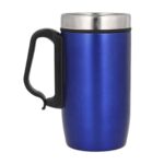T 31 TAZA KORALE  (AZUL / ACERO INOXIDABLE)