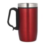 T 31 TAZA KORALE  (ROJO / ACERO INOXIDABLE)
