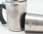 TERMO P/VIAJE 325 ML. OTTAWA TA17 PLATEADO (Acero Inoxidable / Plástico) - Imagen 2