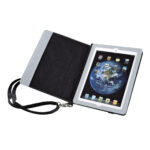 TAB 003 - PORTA TABLET COARÍ (PLATA / POLIESTER EXTERIOR / ALGODON INTERIOR) - Imagen 4