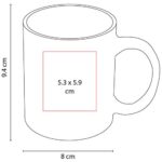 TAZ 003 V - TAZA VERONA VERDE (VERDE / CERAMICA) - Imagen 2