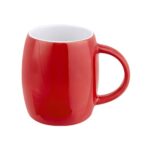 TAZ 026 R - TAZA RIMO ROJO (ROJO / CERAMICA)