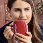 TAZ 026 R - TAZA RIMO ROJO (ROJO / CERAMICA) - Imagen 2