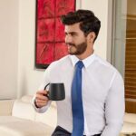 TAZ 028 N - TAZA MORTERATSCH NEGRO (NEGRO / PORCELANA) - Imagen 2