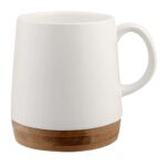 TAZ 031 B - TAZA FIORLAND BLANCO (BLANCO / CERAMICA / BAMBU)