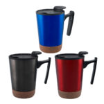 TAZ 033 G - TAZA KILIA GRIS OXFORD (GRIS / ACERO INOXIDABLE / PLASTICO / CORCHO) - Imagen 6