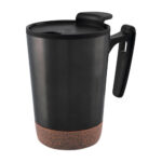 TAZ 033 G - TAZA KILIA GRIS OXFORD (GRIS / ACERO INOXIDABLE / PLASTICO / CORCHO)