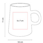 TAZ 034 G - TAZA SAIMAA GRIS (GRIS / CERAMICA) - Imagen 2